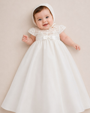 Christening Robe and Bonnet