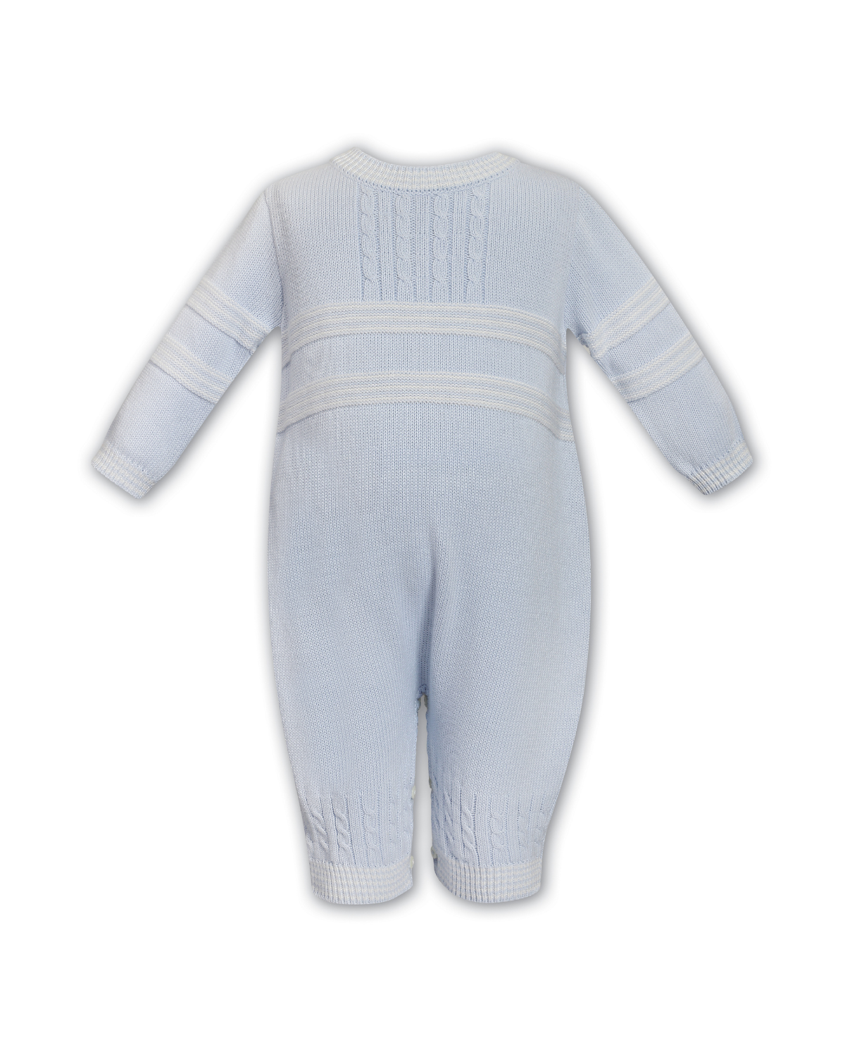 Boys Blue Knitted All In One