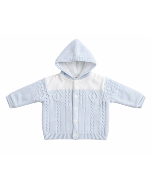 Boys Blue Knitted Jacket