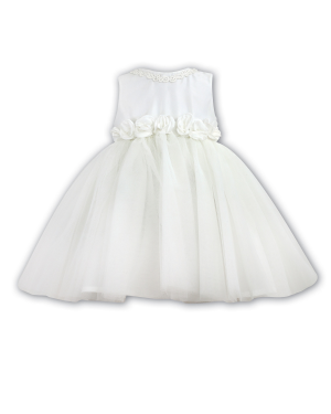 Girls Ivory Tulle Occasion Dress