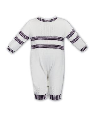 Boys Ivory Knitted All In One