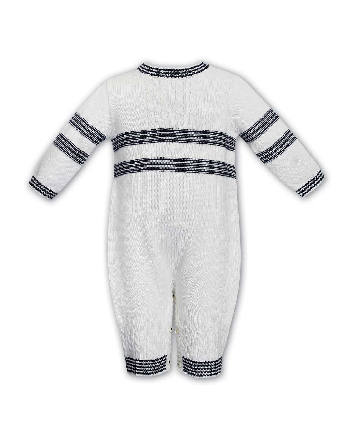 Boys Ivory Knitted All In One