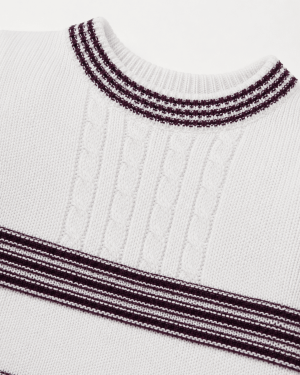 Boys Ivory Knitted 2 Piece Set
